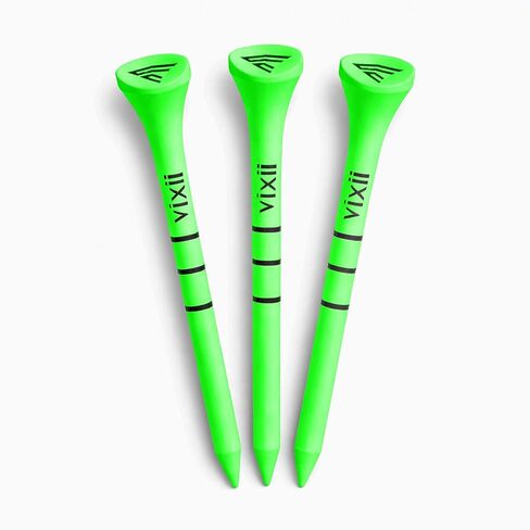 S.M.A.R.T. Bamboo Golf Tees - Durable and Reliable Pink Golf Tees for Women 50Pcs, Three Marking Options (1.25" 1.5" 1.7"), Reduced Ball Spin, Less Friction & Height Markers for Perfect Trajectory in Saudi Arabia