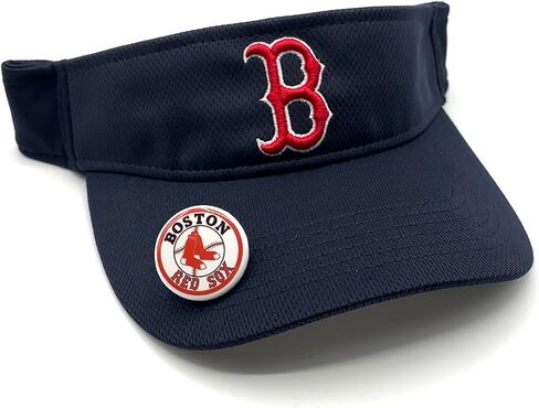 Officially Licensed Boston Baseball Visor Hat Classic Primary Home Team Logo Navy/Red Embroidered Sox MVP Sports Ball Cap in Saudi Arabia