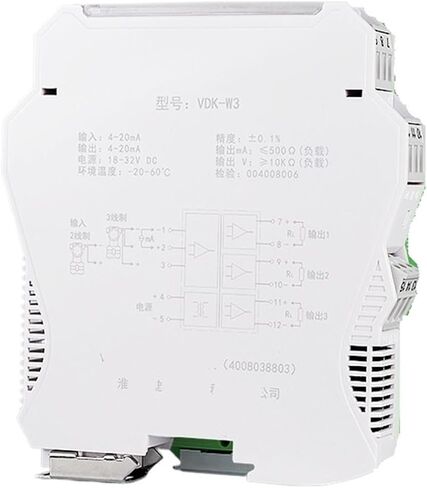 24VDC DC Signal Isolator Strong Isolation Type one Input Three Output 4-20mA Analog 0-10V Conversion Module RS485 Distributor 5V(4-20MA to 4-20MA) in Saudi Arabia