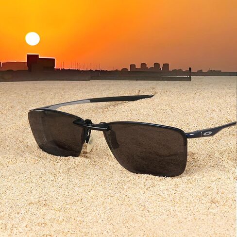 نظارات شمسية مستقطبة بمشبك لنظارات Oakley Ox3218 بمقبس 5.5 (أسود، 54 × 18) in Kuwait