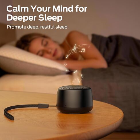 Monster Nano S36 Portable White Noise Machine with 15 Non-Looping Sleep Sounds, Bluetooth 6.0, Mini, Rechargeable Battery, Timer & Memory Function for Baby, Adult, Travel, Office in Saudi Arabia