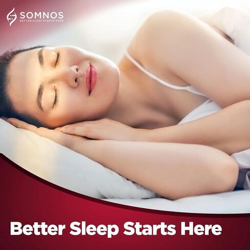 Somnos Anti Snore Mouthguard - Adjustable Sleep Mouth Guard for Snoring - Lightweight, Comfortable, and Effective for Reducing Snoring - Opens Airway for a Good Night’s Sleep - Size Medium … in Saudi Arabia