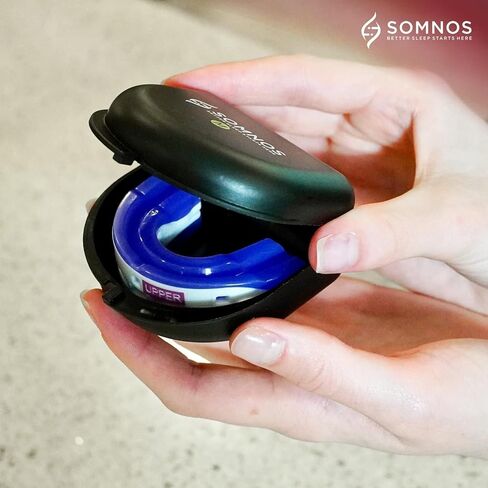 Somnos Anti Snore Mouthguard - Adjustable Sleep Mouth Guard for Snoring - Lightweight, Comfortable, and Effective for Reducing Snoring - Opens Airway for a Good Night’s Sleep - Size Medium … in Saudi Arabia