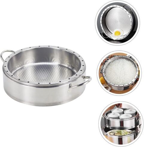 304 Stainless Steel Steaming Basket Set Removable Base Household Food Steamer for Cooking Dim Sum Vegetables and Buns Dishwasher Safe Stackable Design in Saudi Arabia