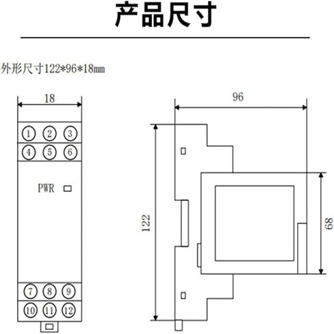 One-Input and Two-Output Signal Isolator Analog DC Current Transmitter 4-20MA 0-10V Isolation Module Plug-in(4-20mA to 4-20mA) in Saudi Arabia