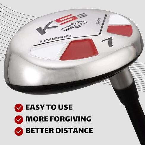 Majek Golf Senior Lady #7 Hybrid Lady Flex Right Handed Utility L Flex Club with Premium Ladies Arthritic Grip in Saudi Arabia