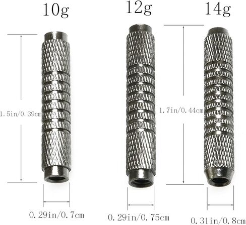 9PCS Metal Dart Barrel Replacement Set 10g/12g/14g Outdoor Leisure Sports Gaming Equipment Suitable for Darts Practice in Saudi Arabia