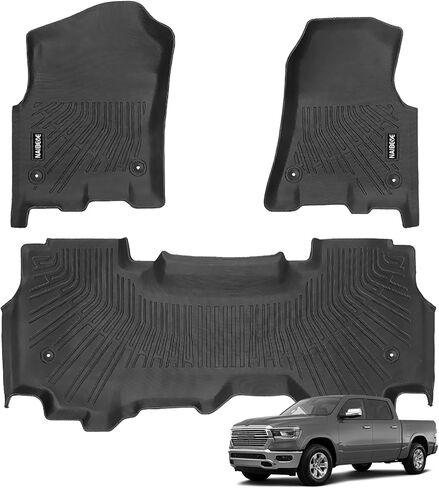 Naibeve Floor Mats for 2015-2022 Ram ProMaster City - All Weather Custom Floor Liners 1st Row Mats Set Accessories in Saudi Arabia