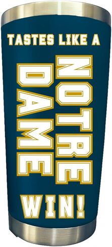 Tastes like a Notre Dame Win! Tumbler Waterbottle 20 oz Stainless Steel Vacuum‑Insulated/Water bottle with Travel Lid in Saudi Arabia