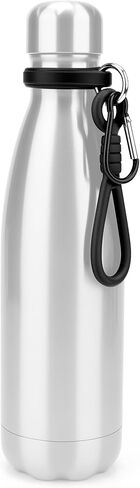 حزام مقبض زجاجة المياه من Linkidea للزجاجات ذات الفم الضيق على شكل كولا، متوافق مع S Original 9oz/17oz/25oz، مقبض حامل سيليكون بديل مع مشبك لحقيبة الظهر in Saudi Arabia
