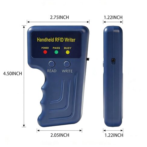 Handheld 125KHz RFID Duplicator – HID AWID Proximity Card Copier, Portable RFID Access Control Card Writer for Office Home Property Management in Saudi Arabia