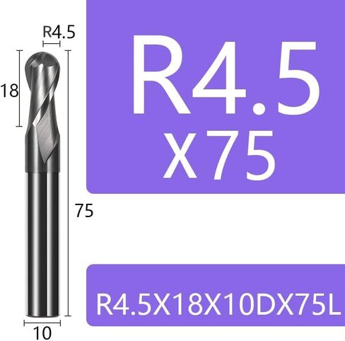 SIRKNNWKG الكرة الأنف مطحنة 2 الناي HRC45 درجة التنغستن كربيد الصلب مطاحن أدوات الزاوية المستديرة CNC قاطعة المطحنة دوامة in Kuwait