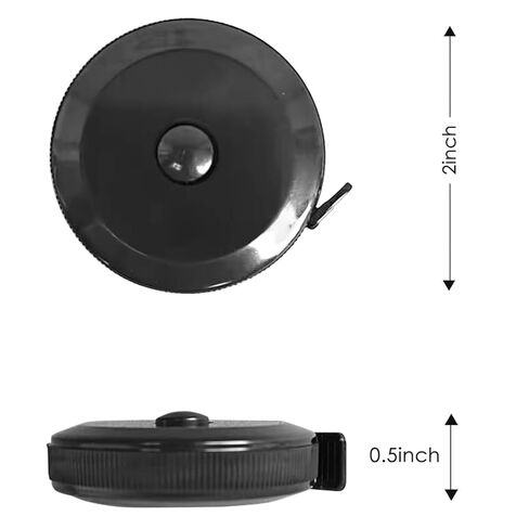 4 Pack Tape Measure Set, Soft Measuring Tape for Body Sewing Tailor Craft, Flexible Vinyl Fabric Ruler & Retractable Black Measuring Tape for Weight Loss, Crafting, Knitting & Home Measurements in Saudi Arabia