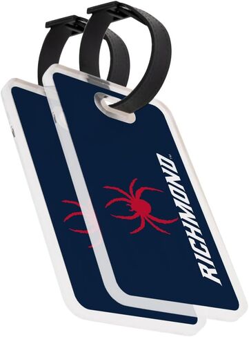 Desert Cactus University of Richmond Luggage Tag – Official UR Spiders 2 Pack Travel ID Label for Suitcases, Bags, and Carry-Ons (2-Pack Acrylic Luggage Tag A) in Saudi Arabia