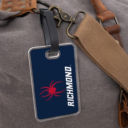 Desert Cactus University of Richmond Luggage Tag – Official UR Spiders 2 Pack Travel ID Label for Suitcases, Bags, and Carry-Ons (2-Pack Acrylic Luggage Tag A) in Saudi Arabia
