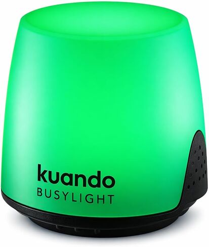 مؤشر حالة USB Busylight UC Omega Plus مع ملحق مغناطيسي، لوحات معدنية إضافية، سهلة التركيب في المكتب والمكتب المنزلي، إشارة مرور LED لحالة اتصال التركيز الهادئ، متوافق in Kuwait