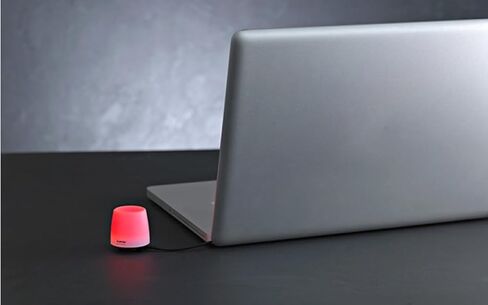 مؤشر حالة USB Busylight UC Omega Plus مع ملحق مغناطيسي، لوحات معدنية إضافية، سهلة التركيب في المكتب والمكتب المنزلي، إشارة مرور LED لحالة اتصال التركيز الهادئ، متوافق in Kuwait