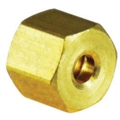 25033 Nut, 1/8 in Tube, Brass (6 Pack) in Saudi Arabia