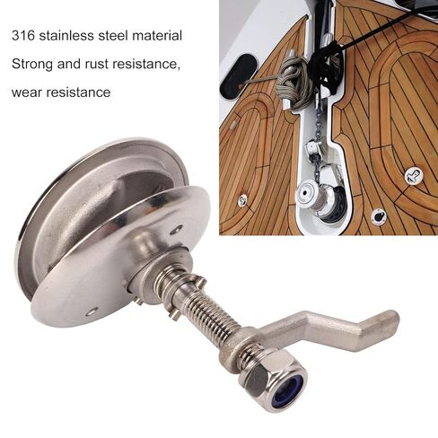 Boat Cam Latch, Stainless Steel Marine Hatch Pull, Flush Pull Hatch Lift with Back Plate Fasteners for Marine Ship Boat in Saudi Arabia