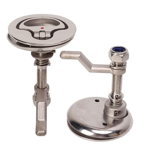 Boat Cam Latch, Stainless Steel Marine Hatch Pull, Flush Pull Hatch Lift with Back Plate Fasteners for Marine Ship Boat in Saudi Arabia