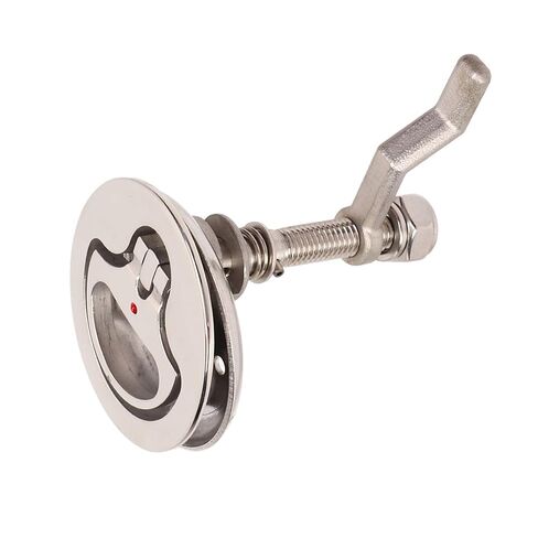 Boat Cam Latch, Stainless Steel Marine Hatch Pull, Flush Pull Hatch Lift with Back Plate Fasteners for Marine Ship Boat in Saudi Arabia
