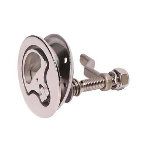 Boat Cam Latch, Stainless Steel Marine Hatch Pull, Flush Pull Hatch Lift with Back Plate Fasteners for Marine Ship Boat in Saudi Arabia