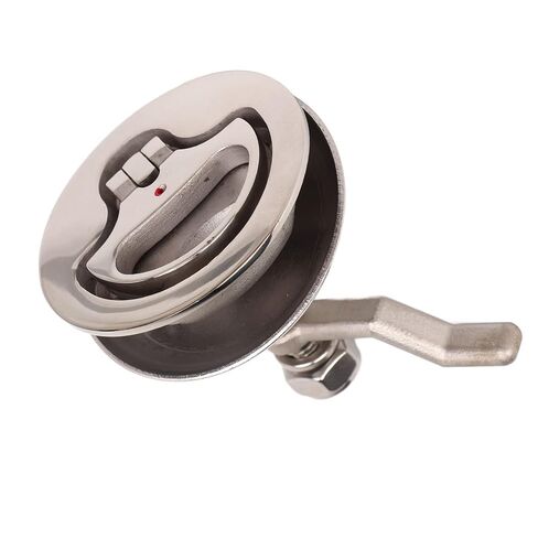 Boat Cam Latch, Stainless Steel Marine Hatch Pull, Flush Pull Hatch Lift with Back Plate Fasteners for Marine Ship Boat in Saudi Arabia