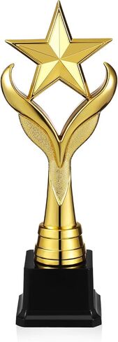 جائزة Angoily Star Shape Award 11.29In كأس الكأس الذهبية للأطفال والكبار، جوائز مشاركة للأحداث الرياضية، تقدير الفائز في المسابقات مع القاعدة in Kuwait