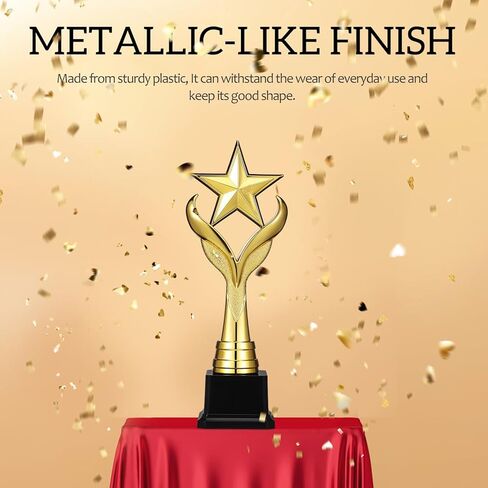 جائزة Angoily Star Shape Award 11.29In كأس الكأس الذهبية للأطفال والكبار، جوائز مشاركة للأحداث الرياضية، تقدير الفائز في المسابقات مع القاعدة in Kuwait