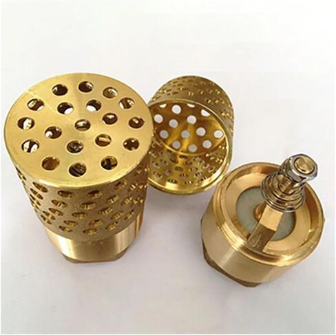 1PCS DN100 Internal Thread Brass Check Valve Check Full Copper Filter Filter 4" Suitable for Water Pump in Kuwait