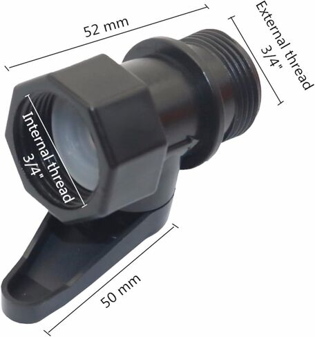 2 Pcs Thread Connection Switch 3/4 inch External Thread Connections to a Water Pipe Irrigation System in Saudi Arabia