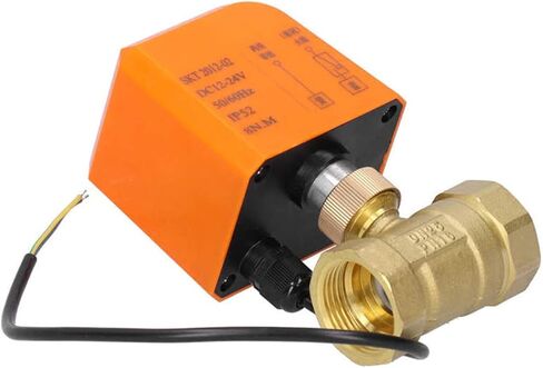 DC12/24V DN25 2 Way Ball Valve 2 Wire Brass Motorized Ball Valve Mechanical Equipment in Saudi Arabia