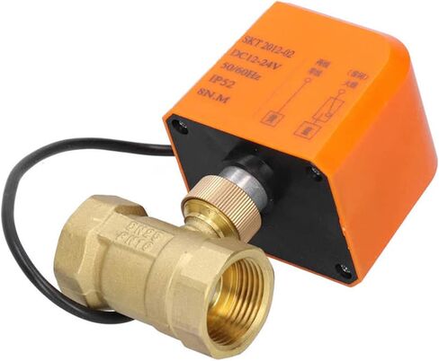 DC12/24V DN25 2 Way Ball Valve 2 Wire Brass Motorized Ball Valve Mechanical Equipment in Saudi Arabia