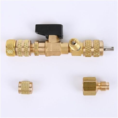 1/4" 5/16" Air Conditioning Valve Core Quick Remover Adjustable Installer Repair Tool for R22 R410A R404A R407C in Kuwait