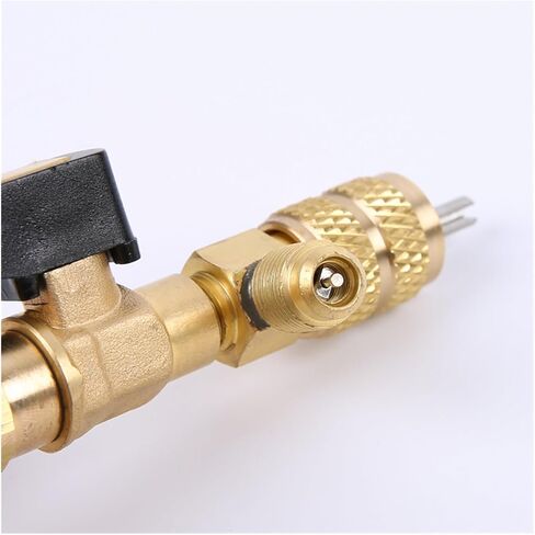1/4" 5/16" Air Conditioning Valve Core Quick Remover Adjustable Installer Repair Tool for R22 R410A R404A R407C in Kuwait