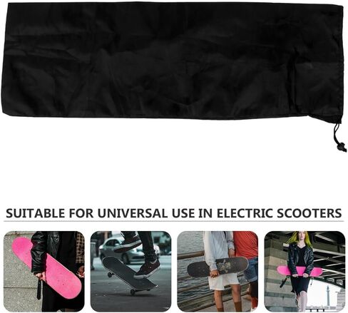 Luxshiny Skateboard Shoulder Bag Double Tilt Thick Skateboard Carrying Case Black Multifunctional Drift Board Rucksack for Travel and Sports in Saudi Arabia