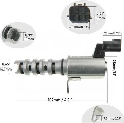 1 قطعة صمام التحكم في زيت الملف اللولبي ذو التوقيت المتغير OEM: 23796-ED000 918-101 23796ED000 in Saudi Arabia