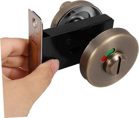 الفولاذ المقاوم للصدأ مؤشر الخصوصية قفل قفل باب الحمام بدون مفتاح للحمامات العامة تصميم سهل التركيب البناء الفولاذ المقاوم للصدأ in Kuwait