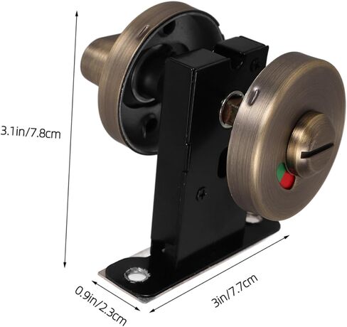قفل باب بدون مفتاح لغرف النوم، مؤشر قفل خصوصية باب الجيب، من الفولاذ المقاوم للصدأ للاستخدام التجاري في الحمامات العامة in Kuwait