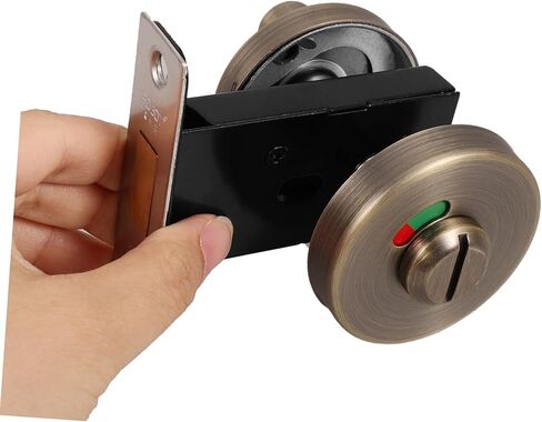 قفل باب بدون مفتاح لغرف النوم، مؤشر قفل خصوصية باب الجيب، من الفولاذ المقاوم للصدأ للاستخدام التجاري في الحمامات العامة in Kuwait