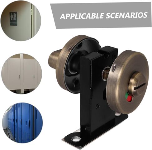 قفل باب بدون مفتاح لغرف النوم، مؤشر قفل خصوصية باب الجيب، من الفولاذ المقاوم للصدأ للاستخدام التجاري في الحمامات العامة in Kuwait