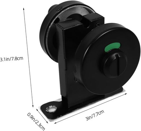 حمام من الفولاذ المقاوم للصدأ مؤشر قفل مؤشر الخصوصية رافعة قفل مقبض باب الحمام العام بدون مفتاح للمرحاض in Kuwait