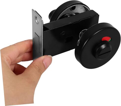 حمام من الفولاذ المقاوم للصدأ مؤشر قفل مؤشر الخصوصية رافعة قفل مقبض باب الحمام العام بدون مفتاح للمرحاض in Kuwait