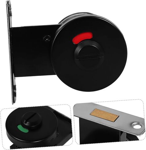 حمام من الفولاذ المقاوم للصدأ مؤشر قفل مؤشر الخصوصية رافعة قفل مقبض باب الحمام العام بدون مفتاح للمرحاض in Kuwait