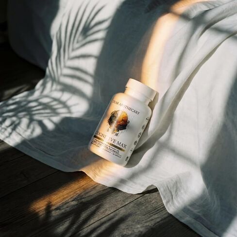 مكمل صحة الدماغ المعرفي ماكس - DMAE باكوبا الجنكة جابا فوسفاتيديل سيرين - تركيبة تغذية الدماغ مع فيتامينات DHA والمعادن المعقدة - العافية الإدراكية اليومية - نباتي - 60 كبسولة in Kuwait