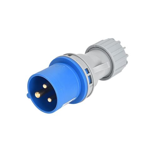 Industrial Plug and Socket Connector Three-Phase 3-core 4P5 Hole 16A/32A Waterproof Non-Explosion-Proof IP44(3p16a Ip44 Dark Straight Seat Gp) in Saudi Arabia