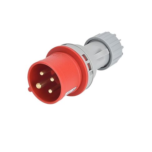 Industrial Plug and Socket Connector Three-Phase 3-core 4P5 Hole 16A/32A Waterproof Non-Explosion-Proof IP44(3p16a Ip44 Dark Straight Seat Gp) in Saudi Arabia