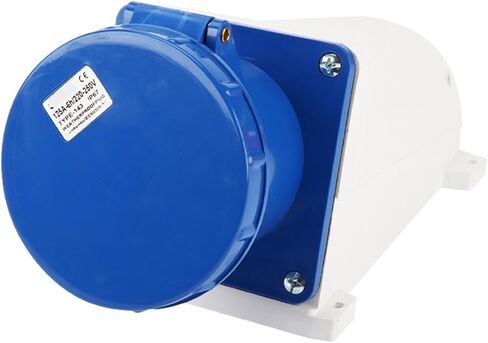 Industrial Exposed Three-Phase Four-Wire Socket 3-Hole 125A Aviation Plug Waterproof IP44 ZQ-143 in Saudi Arabia