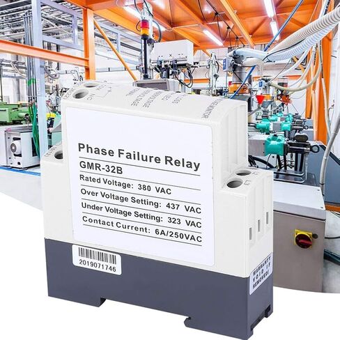 GMR 32B Phase Sequence Failure Protector Three Phase Relay 380VAC, Three Phase Voltage Protective Device for Motors, Distribution Boxes in Saudi Arabia