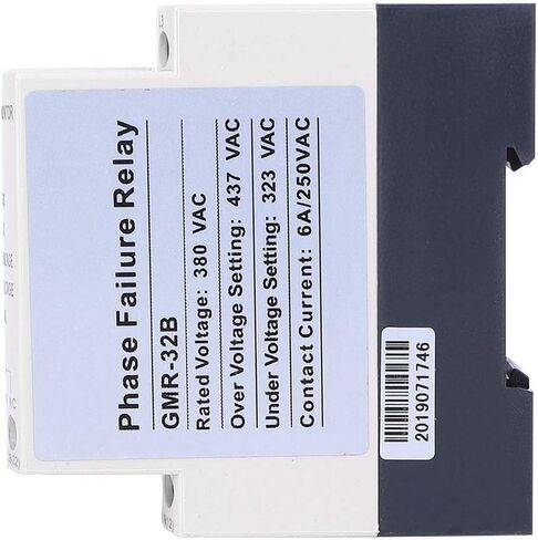 GMR 32B Phase Sequence Failure Protector Three Phase Relay 380VAC, Three Phase Voltage Protective Device for Motors, Distribution Boxes in Saudi Arabia